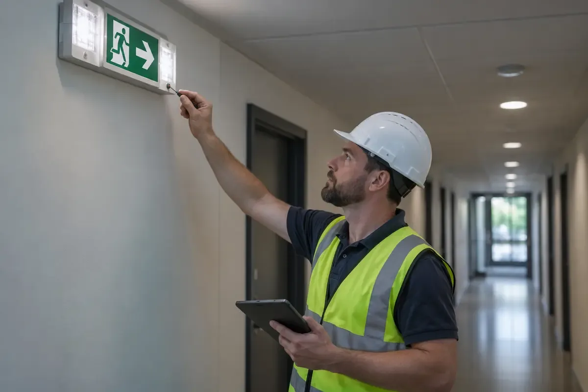 Emergency Lighting Installation carried out by a professional electrician
